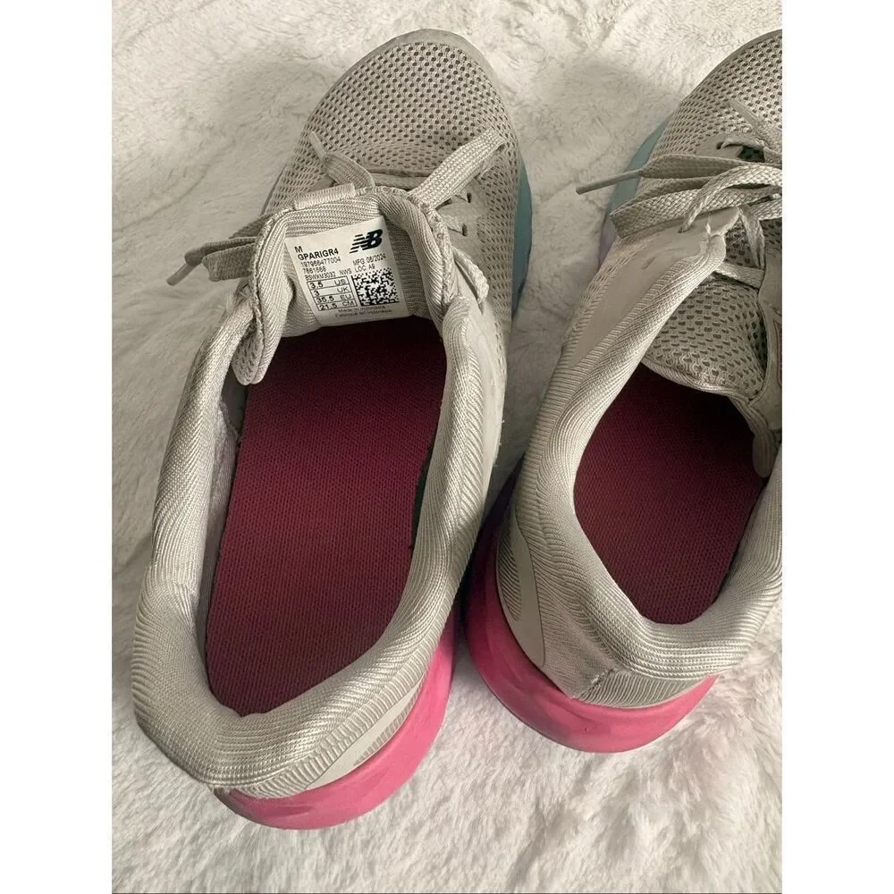 New Balance Fresh Foam 3.5Y Girls Sneakers Pink Purple Ombre